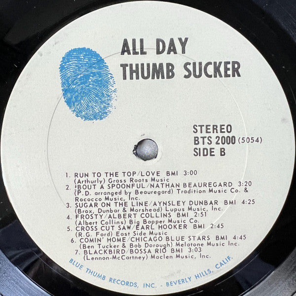 Various : All Day Thumb Sucker (LP,Sampler)