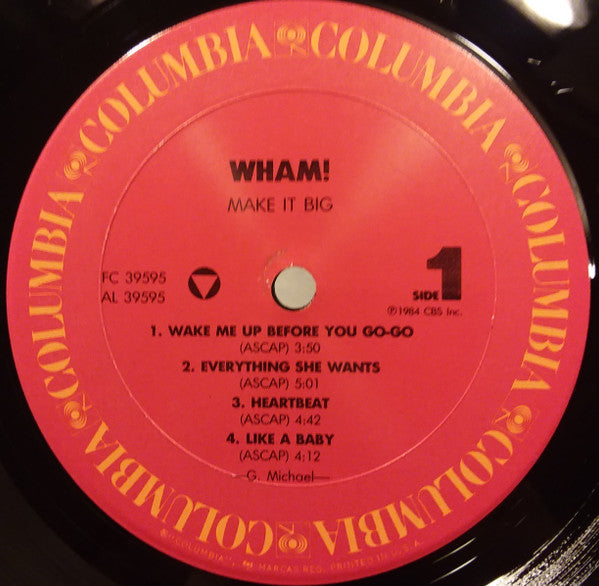 Wham! : Make It Big (LP,Album)