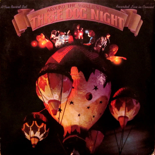 Three Dog Night : Around The World With Three Dog Night (LP,Album,Stereo)