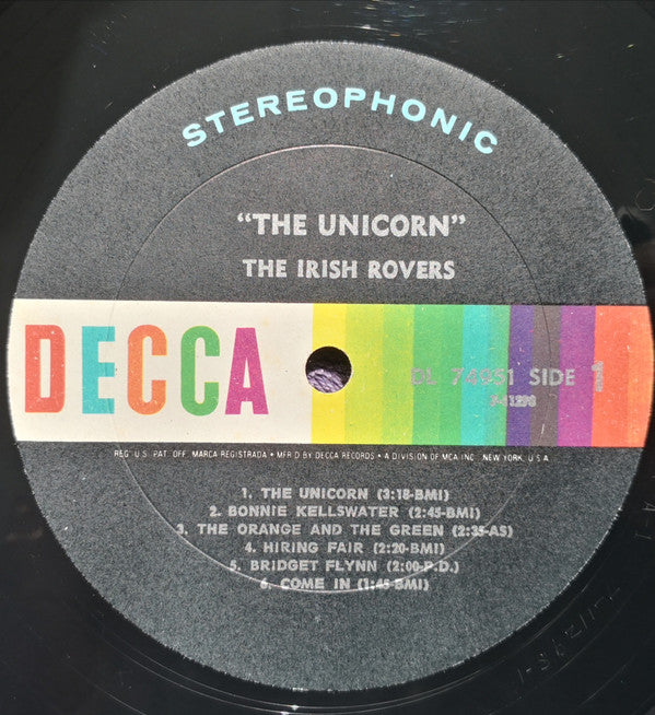 Irish Rovers, The : The Unicorn (LP,Album,Reissue,Stereo)