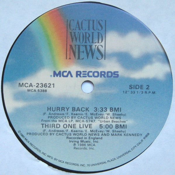 Cactus World News : Years Later (12",33 ⅓ RPM)