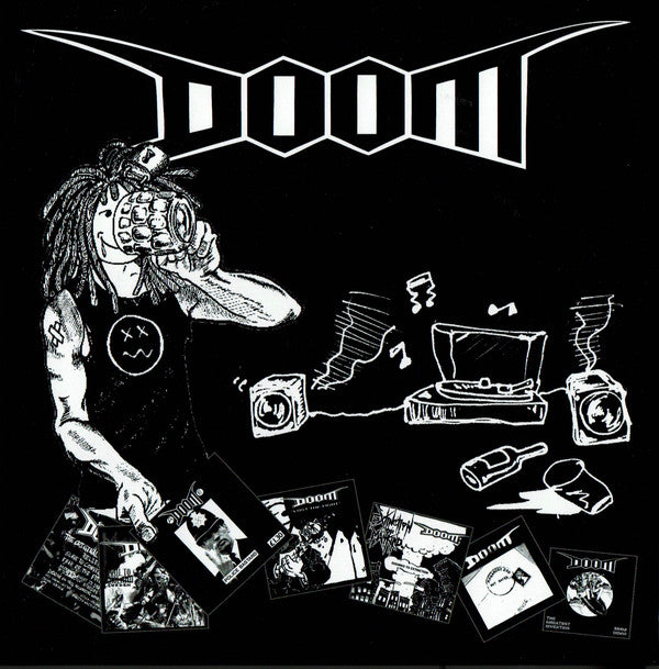 Doom (2) : Pretentious Arseholes 7 Inch Collection (7",45 RPM,Shape,Single Sided,Reissue)