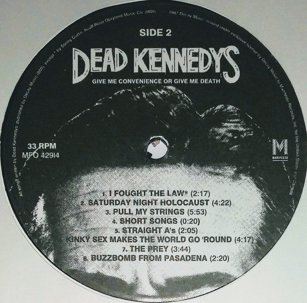 Dead Kennedys : Give Me Convenience Or Give Me Death (LP,Compilation,Reissue,Remastered)