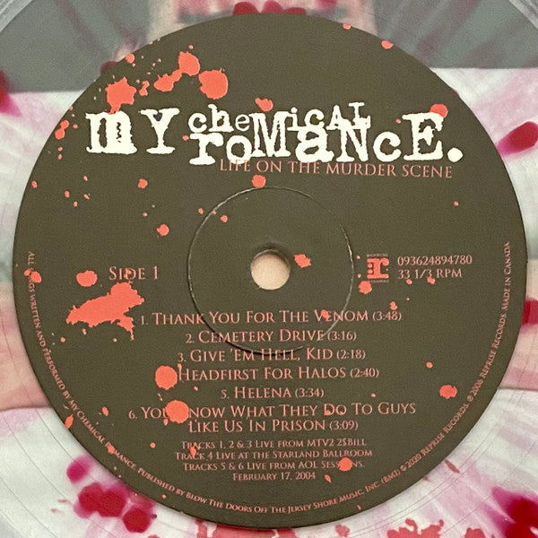 My Chemical Romance : Life On The Murder Scene (LP,Limited Edition,Reissue,Stereo)