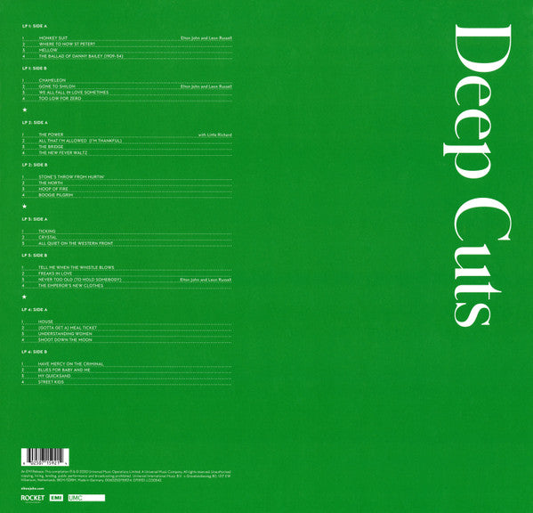 Elton John : Jewel Box (Deep Cuts) (LP,Compilation,Stereo)