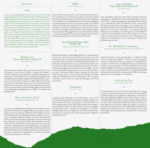 Elton John : Jewel Box (Deep Cuts) (LP,Compilation,Stereo)