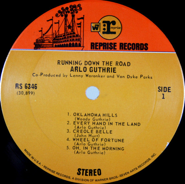 Arlo Guthrie : Running Down The Road (LP,Album)
