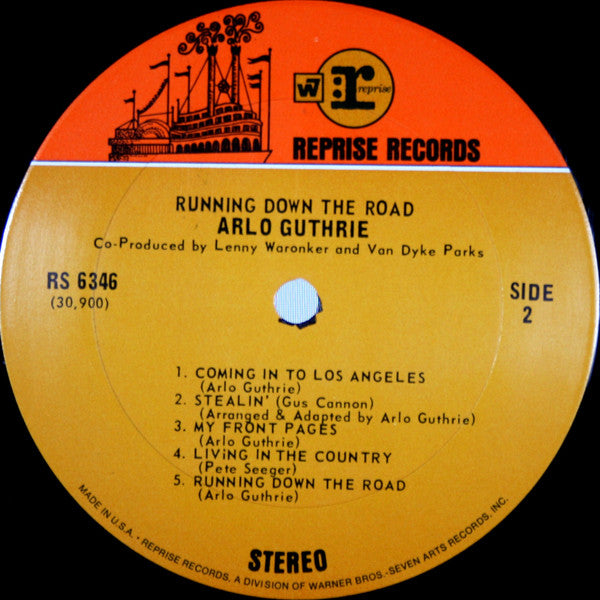 Arlo Guthrie : Running Down The Road (LP,Album)