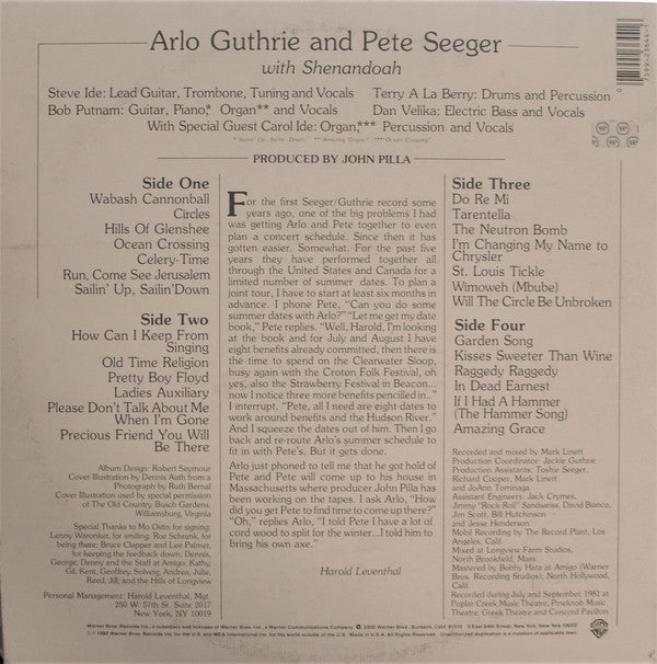 Arlo Guthrie / Pete Seeger : Precious Friend (LP,Album)