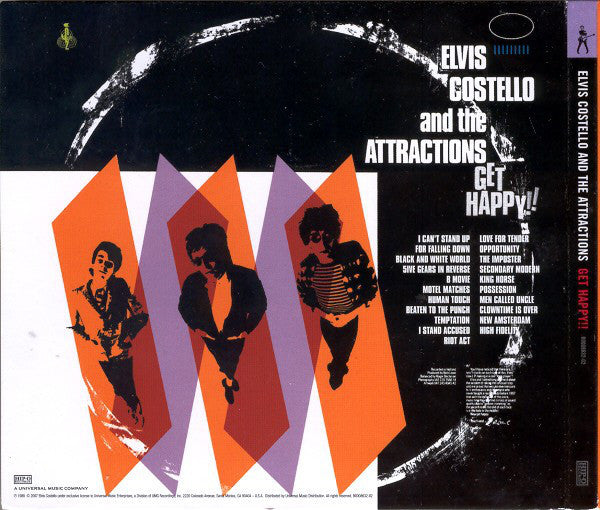 Elvis Costello & The Attractions : Get Happy!! (Album,Reissue)