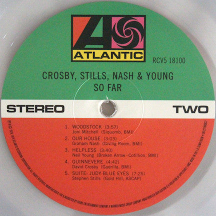 Crosby, Stills, Nash & Young : So Far (LP,Compilation,Limited Edition,Reissue,Repress)