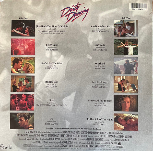 Various : Original Soundtrack From The Vestron Motion Picture - Dirty Dancing (LP,Album,Compilation)