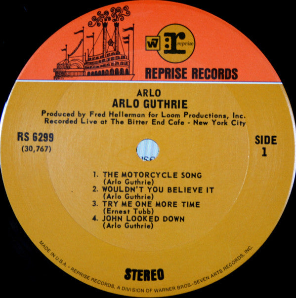 Arlo Guthrie : Arlo (LP,Album,Stereo)