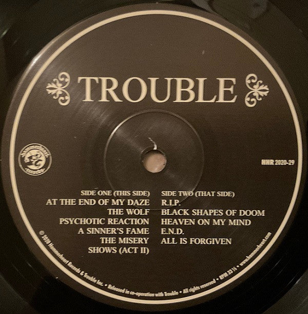 Trouble (5) : Trouble (LP,Album,Reissue,Remastered)