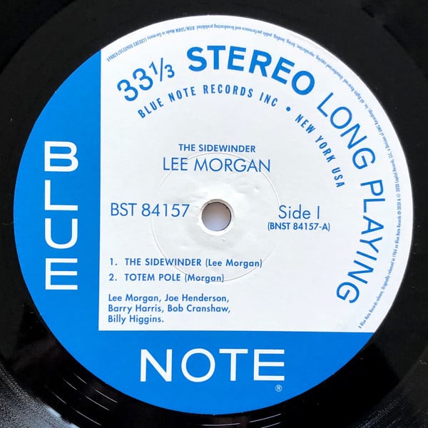 Lee Morgan : The Sidewinder (LP,Album,Reissue,Stereo)