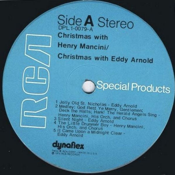 Eddy Arnold / Henry Mancini : Christmas With Eddy Arnold / Christmas With Henry Mancini (LP,Compilation)