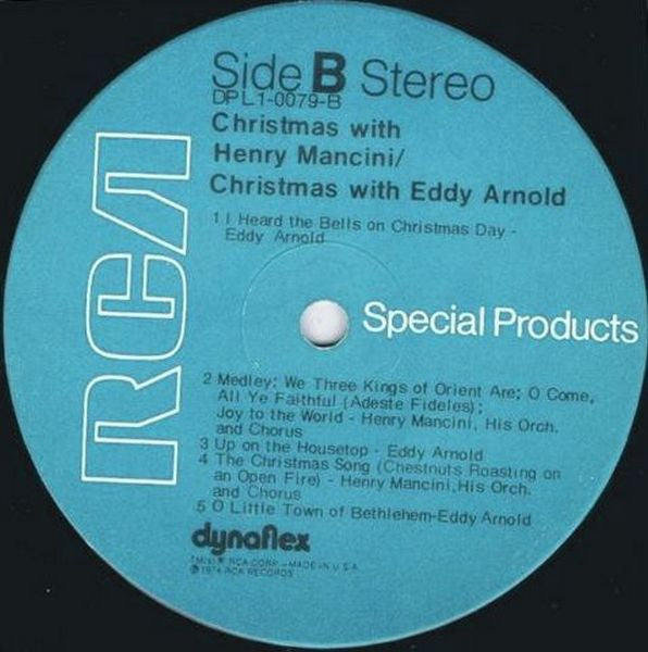 Eddy Arnold / Henry Mancini : Christmas With Eddy Arnold / Christmas With Henry Mancini (LP,Compilation)