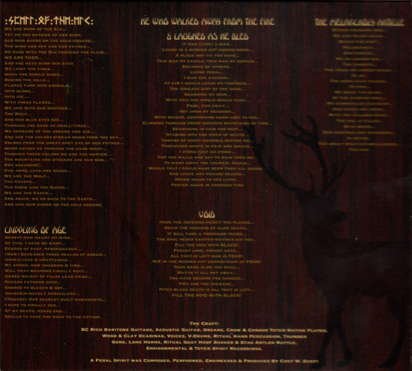 Blood Of The Black Owl : A Feral Spirit (Album)