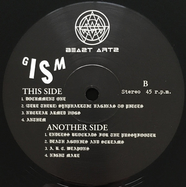 G.I.S.M. : Detestation (12",45 RPM,Mini-Album,Reissue)