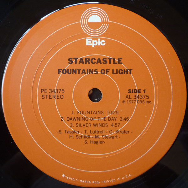 Starcastle : Fountains Of Light (LP,Album,Stereo)