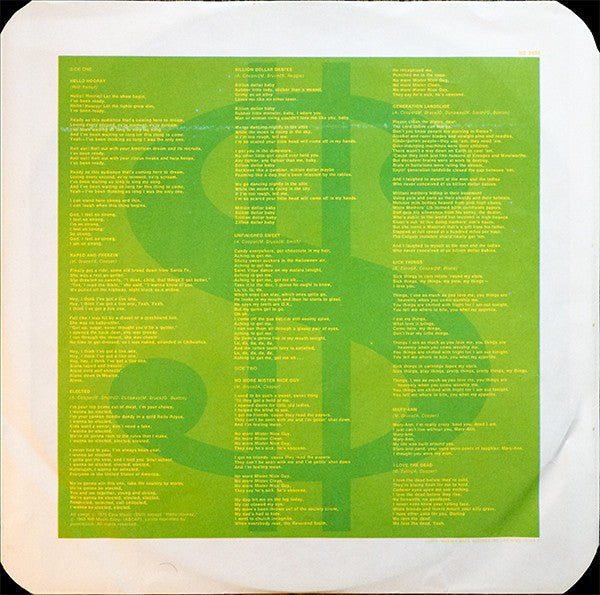 Alice Cooper : Billion Dollar Babies (LP,Album)