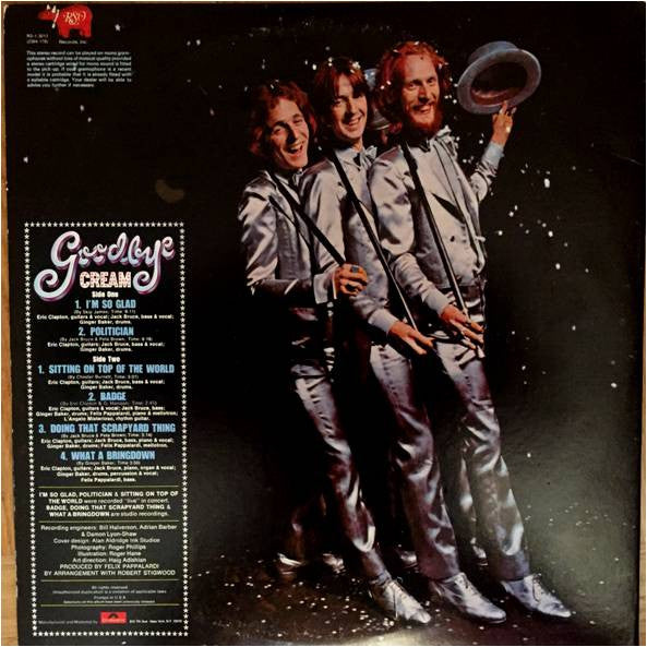 Cream (2) : Goodbye (LP,Album,Reissue)