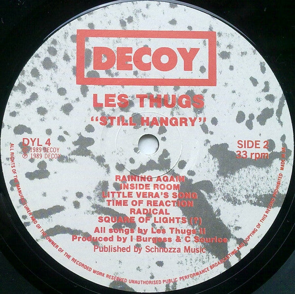 Les Thugs : Still Hungry Still Angry (LP,Album)