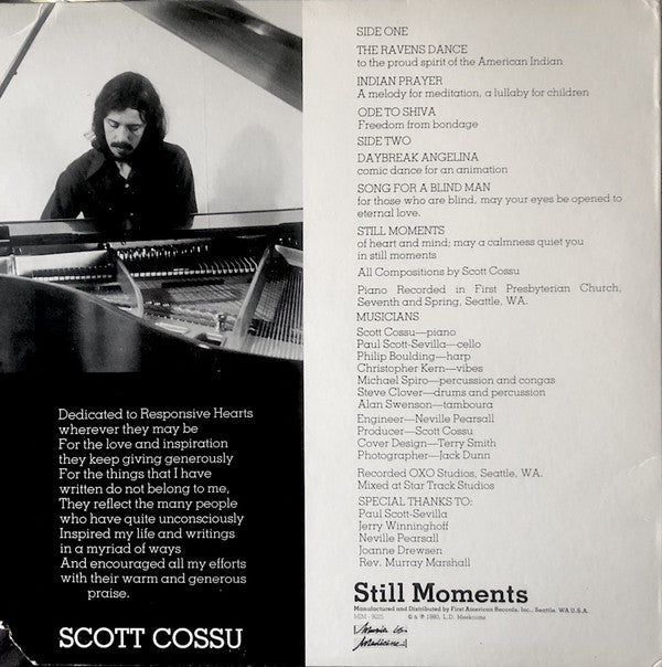 Scott Cossu : Still Moments (LP,Album)