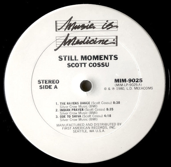 Scott Cossu : Still Moments (LP,Album)