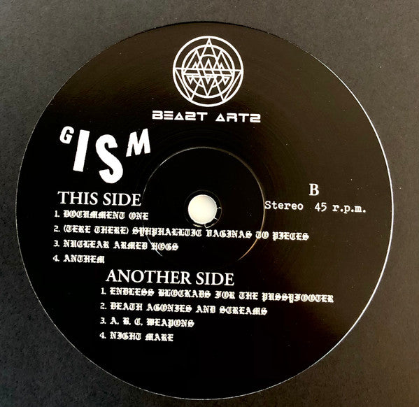 G.I.S.M. : Detestation (12",45 RPM,Mini-Album,Reissue)