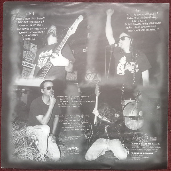 Cretin 66 : Burnin' Rubber Outta Hell's Garage (LP,Album)