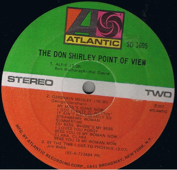 Don Shirley : The Don Shirley Point Of View (LP,Album)