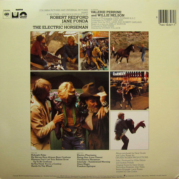 Willie Nelson / Dave Grusin : The Electric Horseman (Music From The Original Motion Picture Soundtrack) (LP,Album)