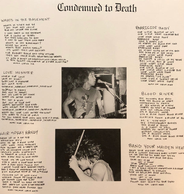 Condemned To Death : Diary Of A Love Monster (LP,45 RPM,Album,Reissue)