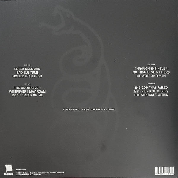 Metallica : Metallica (LP,Album,Limited Edition,Reissue)