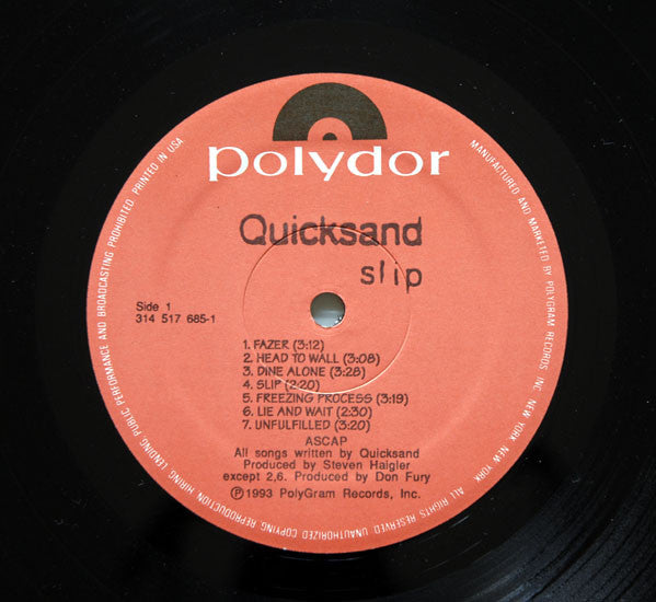 Quicksand (3) : Slip (LP,Album)