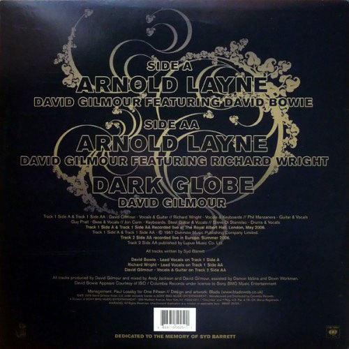 David Gilmour, David Bowie, Richard Wright : Arnold Layne (10",33 ⅓ RPM,EP,Limited Edition)