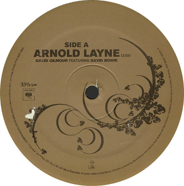 David Gilmour, David Bowie, Richard Wright : Arnold Layne (10",33 ⅓ RPM,EP,Limited Edition)