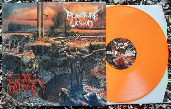 Puncture Wound (2) : Complete Carnage Of Coagulationg Cacophonous Corpses (LP,Album,Limited Edition)