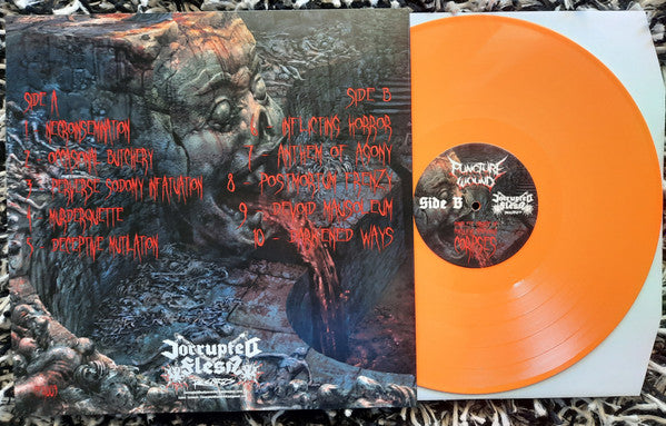 Puncture Wound (2) : Complete Carnage Of Coagulationg Cacophonous Corpses (LP,Album,Limited Edition)