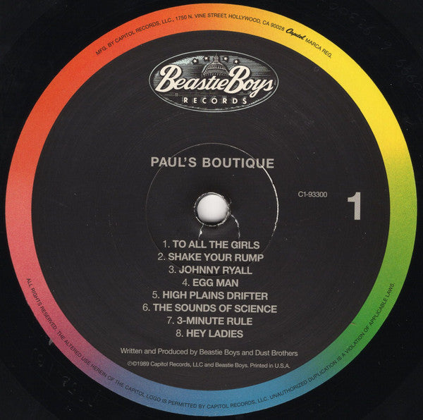 Beastie Boys : Paul's Boutique (LP,Album,Remastered,Reissue)