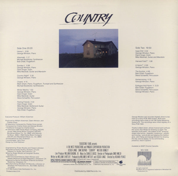 Charles Gross - Windham Hill Artists : Country (An Original Soundtrack Album) (LP,Album,Stereo)