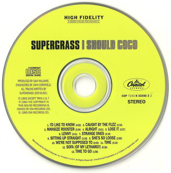 Supergrass : I Should Coco (Album)
