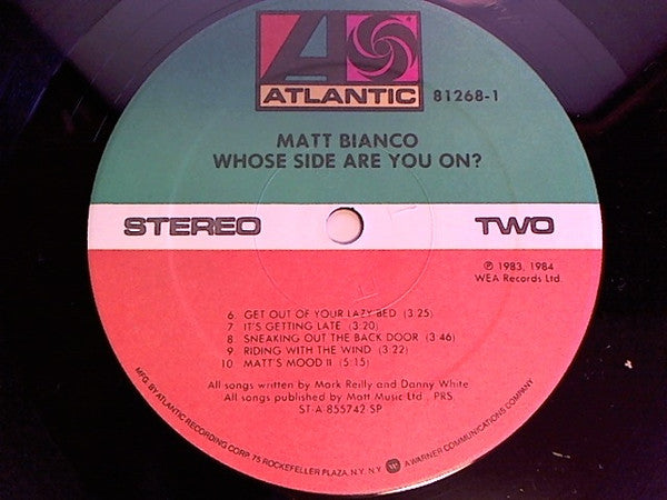 Matt Bianco : Whose Side Are You On (LP,Album)