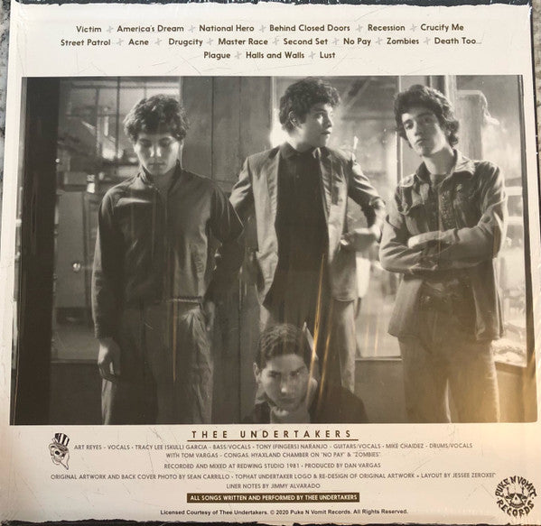 Thee Undertakers : Thee Undertakers (LP,Album)