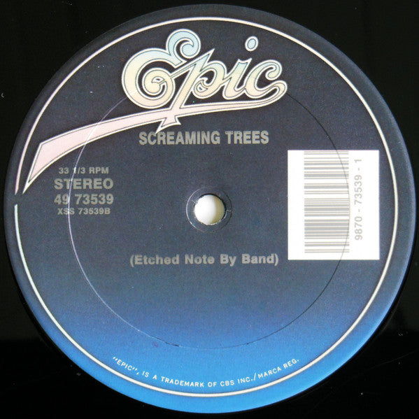 Screaming Trees : Something About Today (12",33 ⅓ RPM,Single Sided,Maxi-Single,Etched)