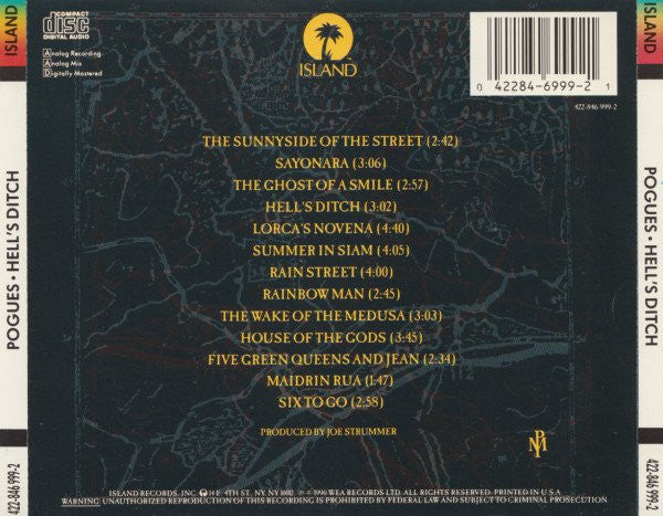 Pogues, The : Hell's Ditch (Album)