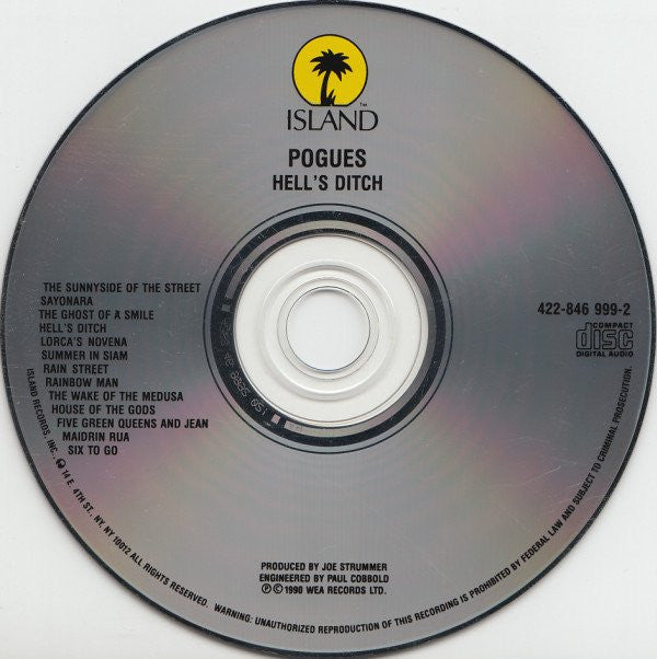 Pogues, The : Hell's Ditch (Album)