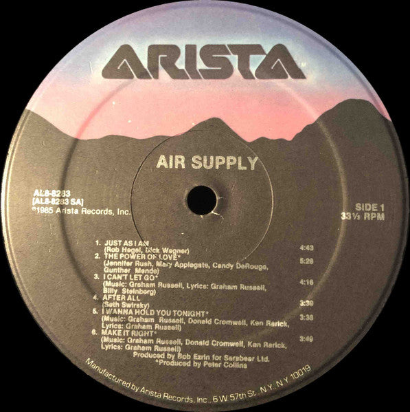 Air Supply : Air Supply (LP,Album)