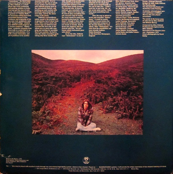 Mike Oldfield : Ommadawn (LP,Album,Quadraphonic)